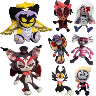 New Hazbins Hotel Plush Doll Alastor Cartoon Doll Kawaii Soft Stuffed Doll Home Decoration Birthday Gift For Kid