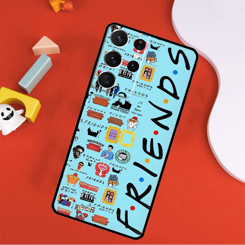 Friends TV Phone Case For Samsung Galaxy S25 Ultra S24 Ultra S9 S10 S20 S21 S22 S24 Plus S23 FE Cover