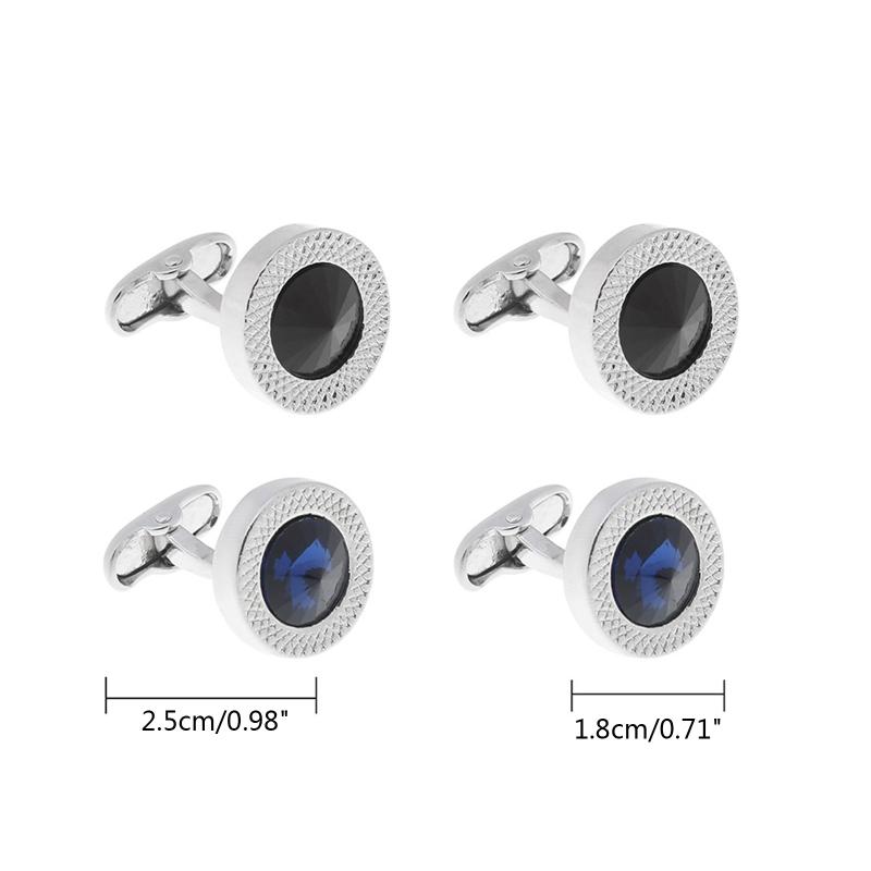 Alloy Cufflinks Classic Tuxedo Shirt Cufflinks and Shirt Accessories Unique Business Groom Wedding Jewelry Men Gifts