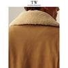 Teenie Weenie Men's Faux Shearling Collar Retro Jacket