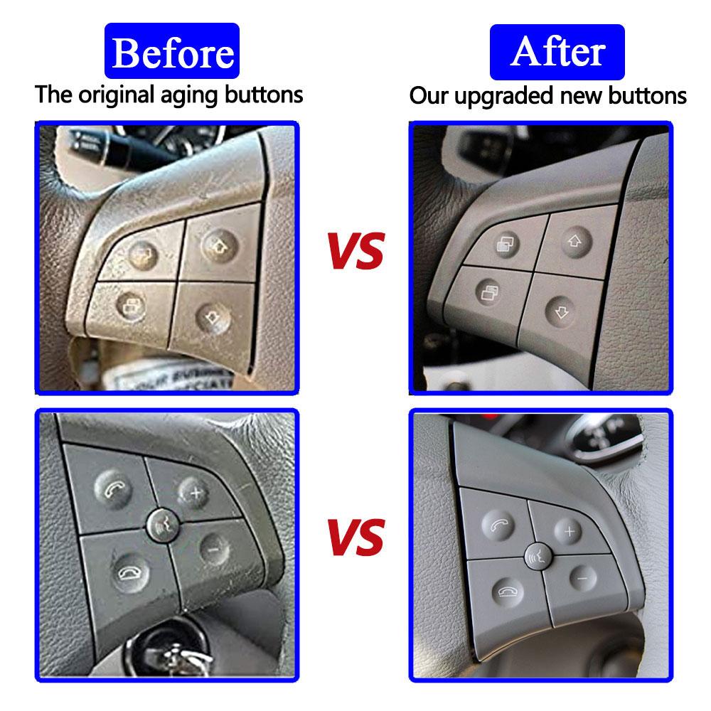 W164 W245 W251 Auto Multifunktions-Lenkrad-Steuerschalter-Tasten-Set für Mercedes Benz ML GL BR Klasse 2006 2007 2008 2009