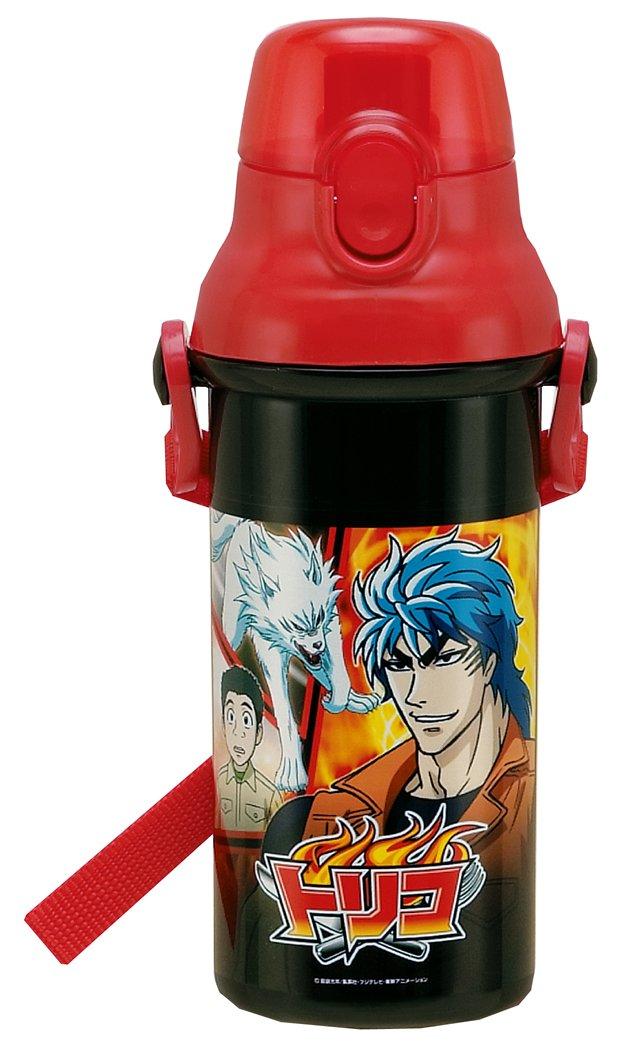 

Skater Toriko PSB5SA Plastic 480ml Dishwasher-Safe Direct-Drink One-Touch Bottle,
