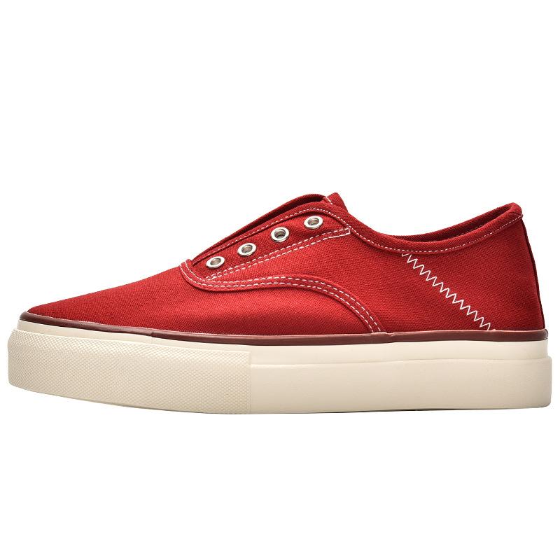 Summer new breathable canvas shoes one-pedal lazy casual board shoes 1723