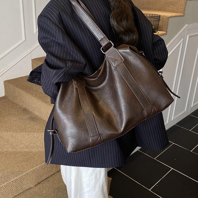 Wysokiej klasy torba crossbody w stylu retro o dużej pojemności dla kobiet - Kolekcja Jesień/Zima 2025