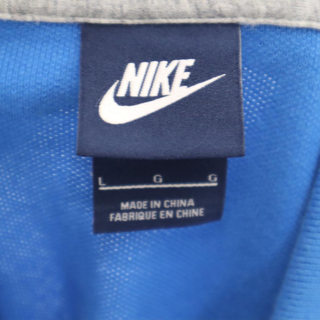 NIKE Short sleeve Polo shirt L blue Men's Used