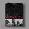Slowdive 90-talls T-skjorte for menn 100% bomull avslappede T-skjorter mannskapshals T-skjorter kort ermet klær gave