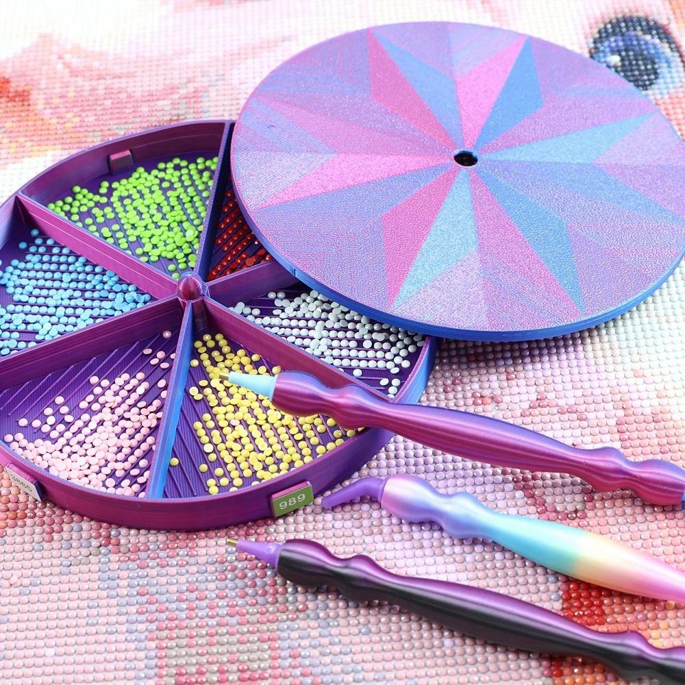 with Lid Rhinestone Sorting Tray Multi-Color Beads Tray Organizer Art