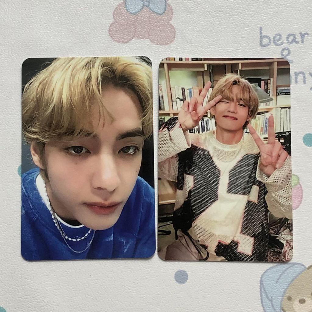[USED] BTS V Taehyung Layover Bonus Sanok Trading Card Set of 2