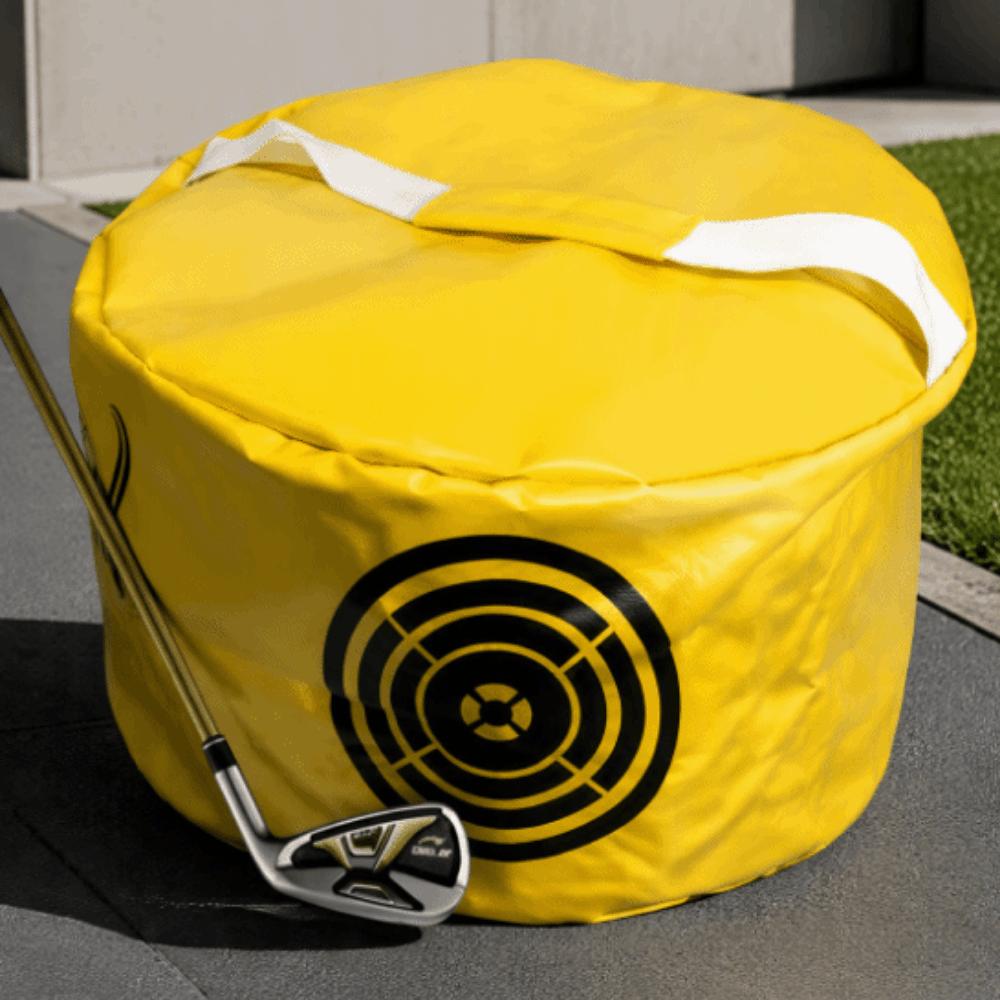 PVC-Material Golf-Aufprall-Schlagbeutel Gelbe Farbe Golf-Aufprall-Trainingsbeutel Anfänger Golf-Übung