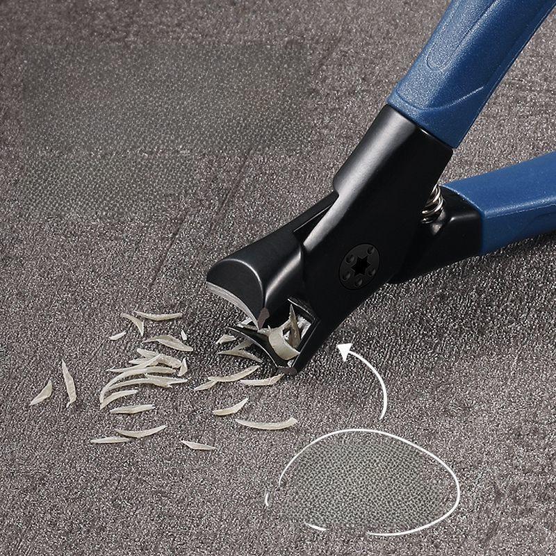 Wide Mouth Stainless Steel Nail Clippers for Thick Nails