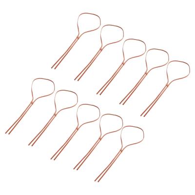 10pcs PU Leather Hat Strings Straw Hat Rope Cord For Customizing Straw Hats For Crafting Project Hat Accessories