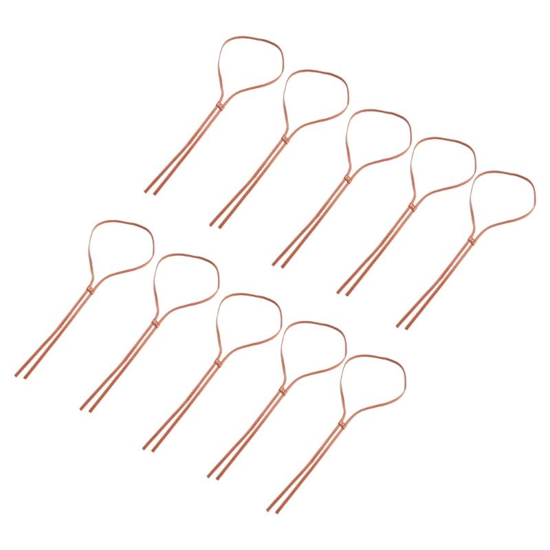 

10pcs PU Leather Hat Strings Straw Hat Rope Cord For Customizing Straw Hats For Crafting Project Hat Accessories 1