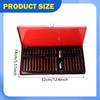 40 Pieces Star Hex Sockets Bit Kit 1/2inch 3/8inch Drive Torx Spline
