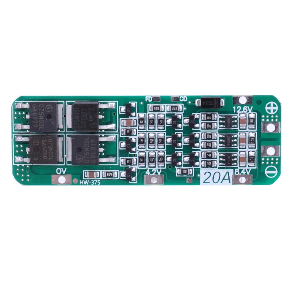 Reliable Lithium Ion Battery Charger Protection Board BMS for 18650 Batteries Suitable for Drill Motors and Various Applications