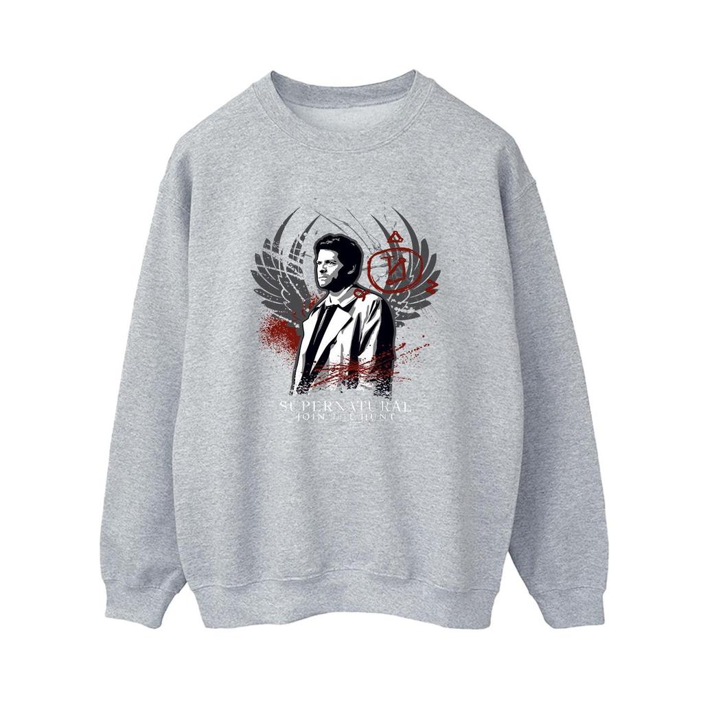 Supernatural Womens/Ladies Join The Hunt Wings Sweatshirt