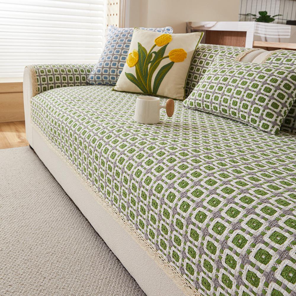 

Cotton Sofa Cushion, Universal In All Seasons, Light Luxury, High-End Straight-Row Sofa, Non-Slip Cushion New Seat Cushion 70*70cm