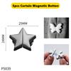 Curtain Magnetic Button Detachable Curtain Fix Fastener Clip Prevent Light Adjustment Window Screen Close Magnet Buckle