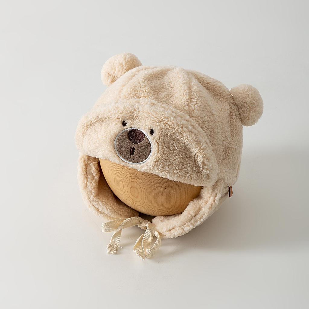 Super Niedliche Baby Bären Pullover Mütze mit Ohrenschutz für Jungen und Mädchen - Herbst/Winter Wärme