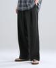 ZPLISH Wide Linen Pants Black