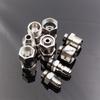 3/8" Anti-Tangle High-Pressure Washer Rotating Water Gun Connector, Stainless Steel, M14/M18/M22.