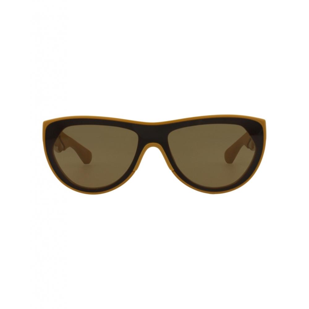 Bottega Veneta Round Frame Injection Sunglasses Yellow Yellow Brown