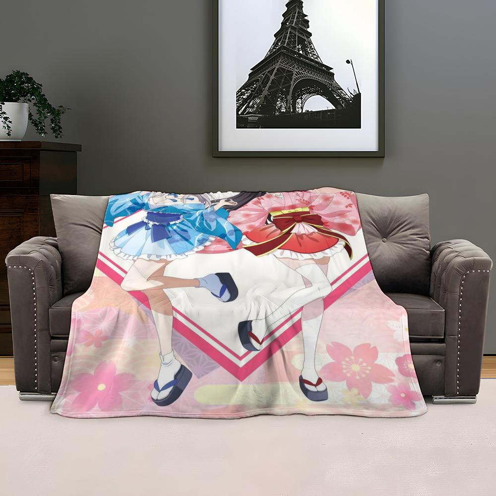 Alya Sometimes Hides Her Feelings In Russian Throw Kid-Friendly Flannel Throw Blanket Soft Warm Anti-Static Washable All Season
