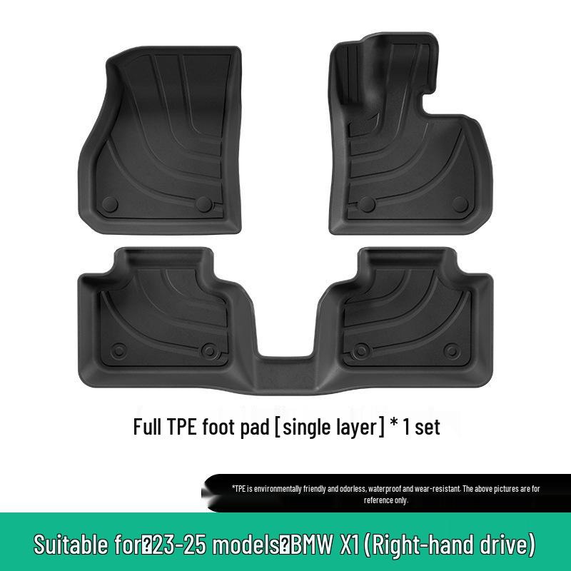 23 BMW X1 TPE Floor Mats - Domestic Extended & European Short Versions