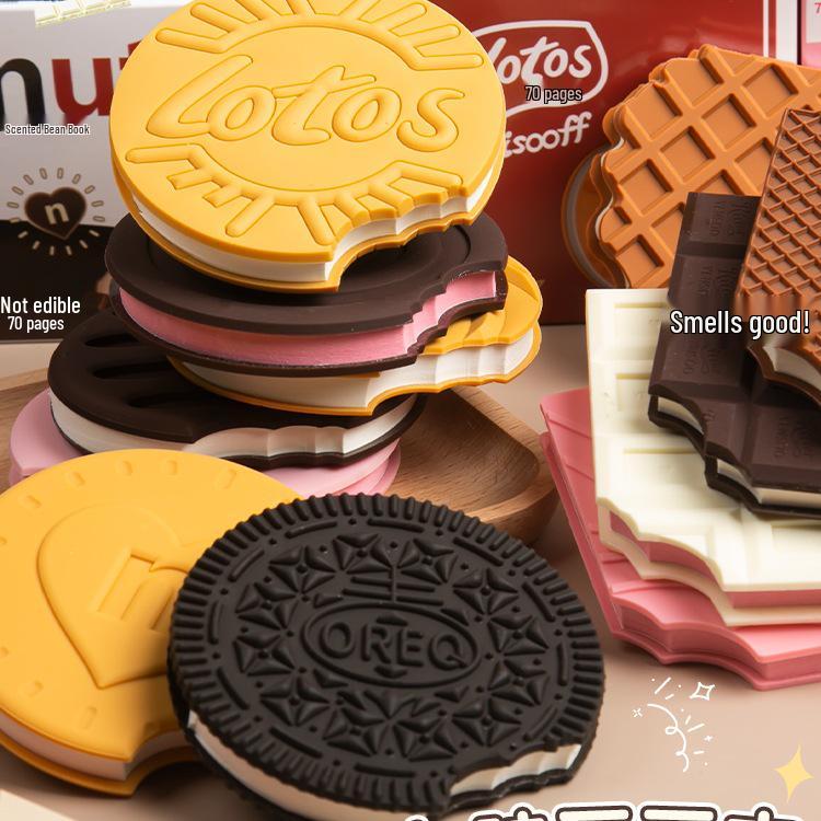 DouDouben Chocolate Scented Mini Notebook & Children's Diary Planner