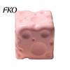 Stress Relief Tool Fake Cheese Squeeze Toy, Anxiety Cube Sensory Toy Slow Rising Pinch Home Office Relaxation Hand Exercise