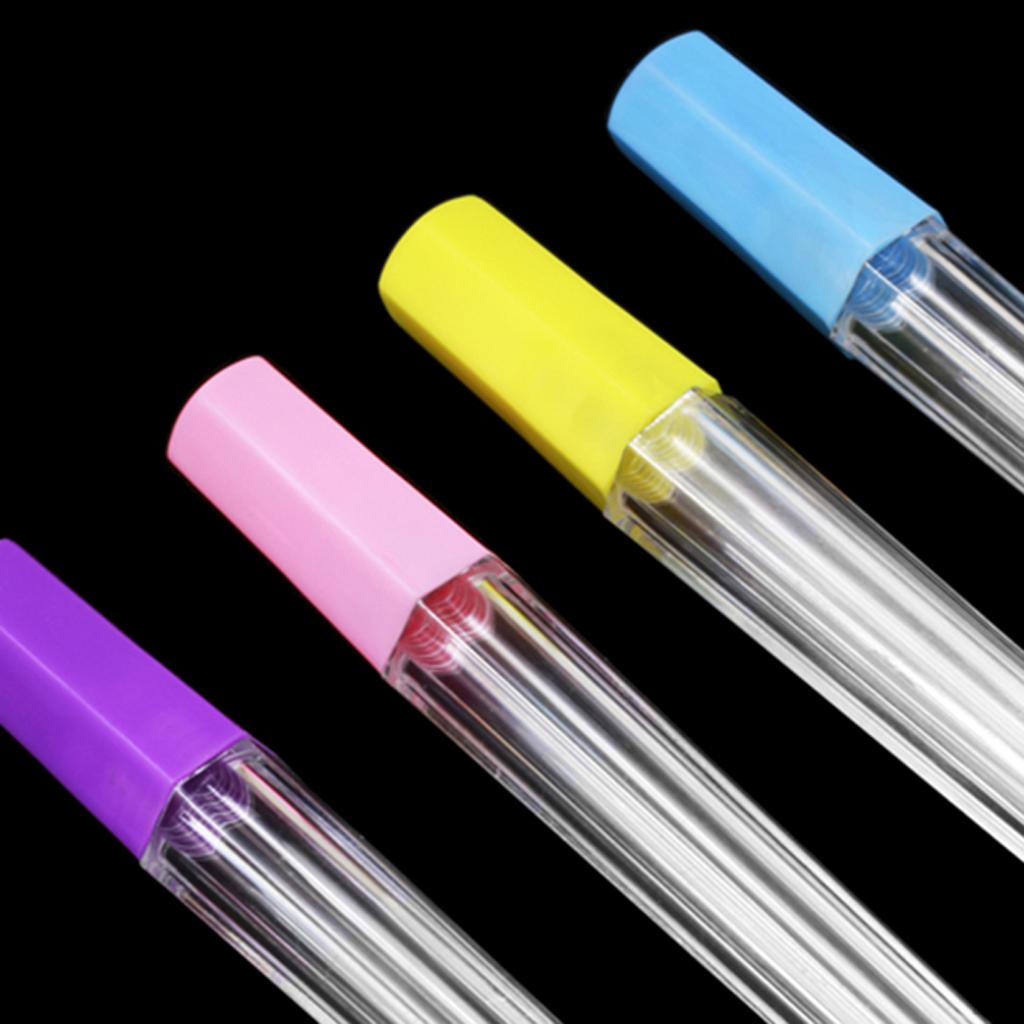 4 Pieces Plastic Sewing Case Tube Felting Storage Container