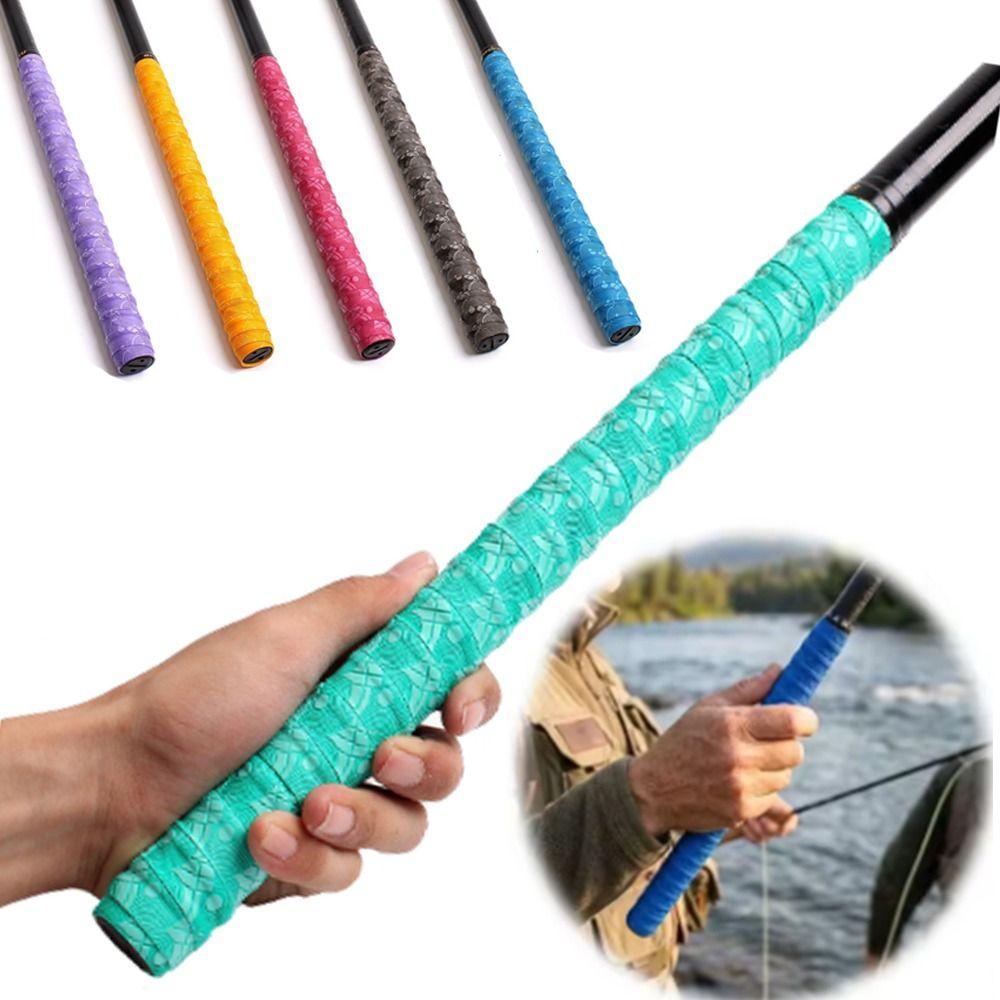 Embossing Badminton Handle Wrap Tape 2M Tennis Racket Grip Tape Outdoor Sports