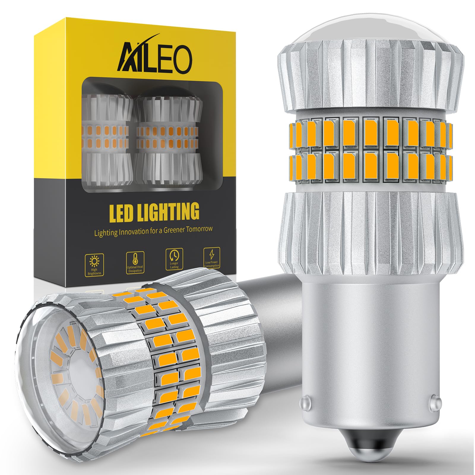 AILEO F60 Series BAU15S 1156 LED Car Bulb Yellow Non-Polar BAU15S 1156 жёлтый