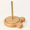 HHO-Knitting Tools Wooden Yarn Holder Beginner Crochet Accessories Stand Sewing Thread Spool Wool Ball Winder Stand Tool B