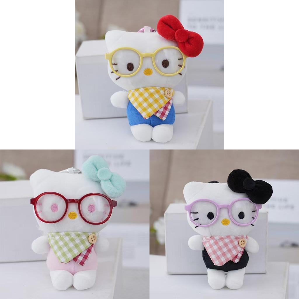 Cat Plush Keychain With Super Soft Short Plush For Bags And Kids