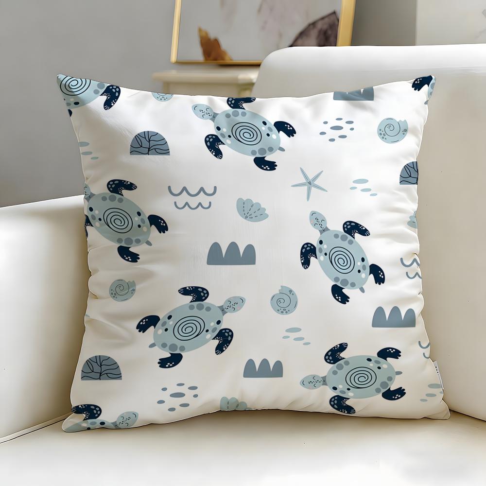 Tiedye Cushion Cover Soft EasyWash Pillow Case Versatile for Couch Bed Travel and Office