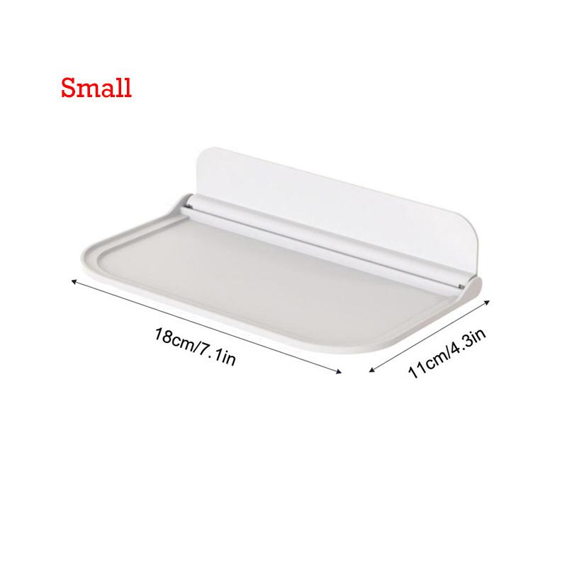 

Настенная полка для хранения вещей, складная настенная полка без отверстий для ванной комнаты, спальни, телефона, держателя для полотенец, домашнего органайзера