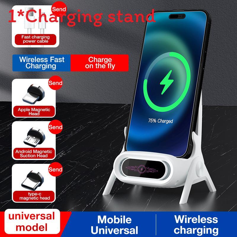 

Lazy Chair Wireless Charging Phone Stand With Magnetic Induction For Relaxing At Home белый