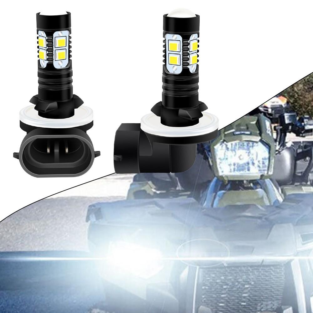 

White LED Bulbs 12V&55W 2PCS 881/886/889 Fog Light