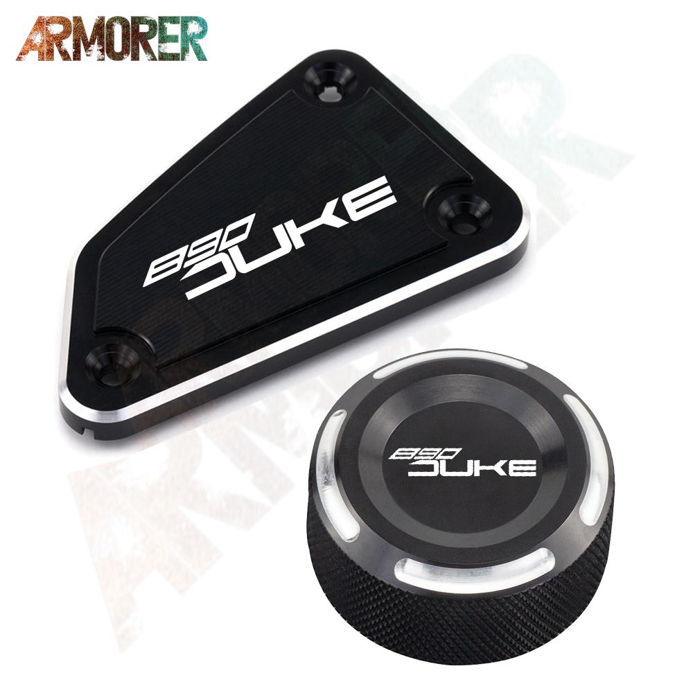 Motorcycle CNC Aluminum Rear & Front Brake Fluid Reservoir Cap Cylinder cover Accessories For KTM 890DUKE 890 DUKE