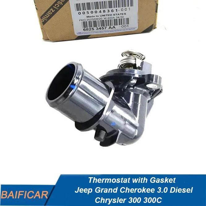 Baificar Brand New 68253514AF,68147599AA,68253457AA Thermostat with Gasket For Jeep Grand Cherokee 3.0 Diesel Chrysler 300 300C
