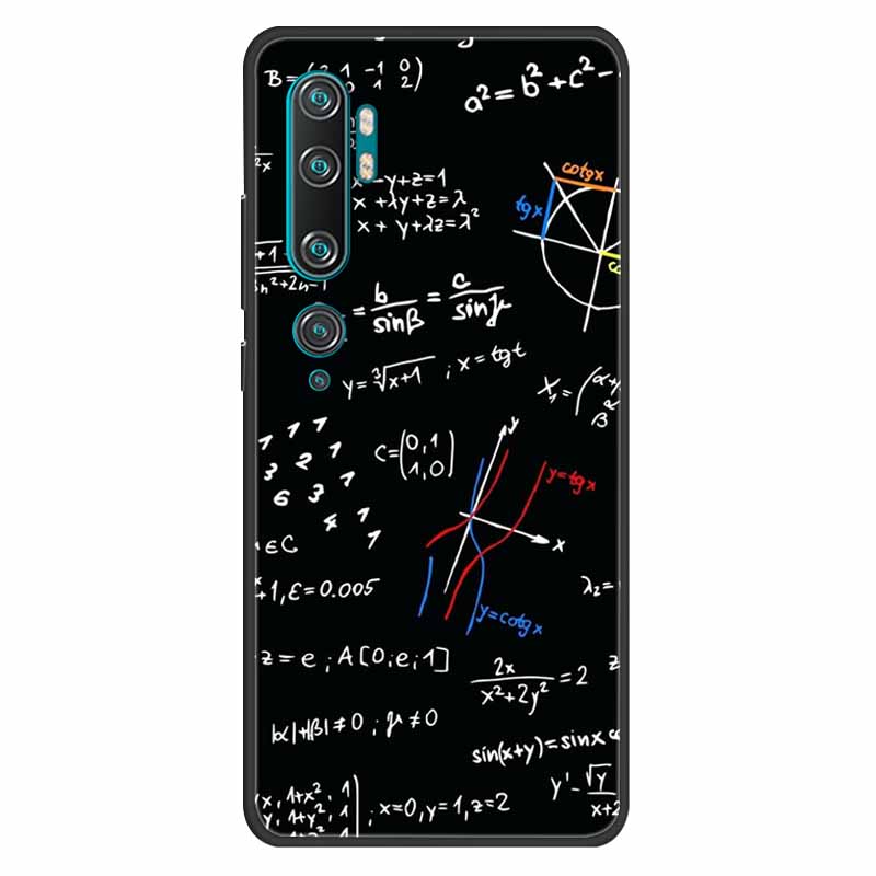 For Xiaomi Mi Note 10 Case Silicone Soft Owl Lion TPU Fashion Back Cover For Xiaomi Mi Note10 Cases Protective Printed Covers
