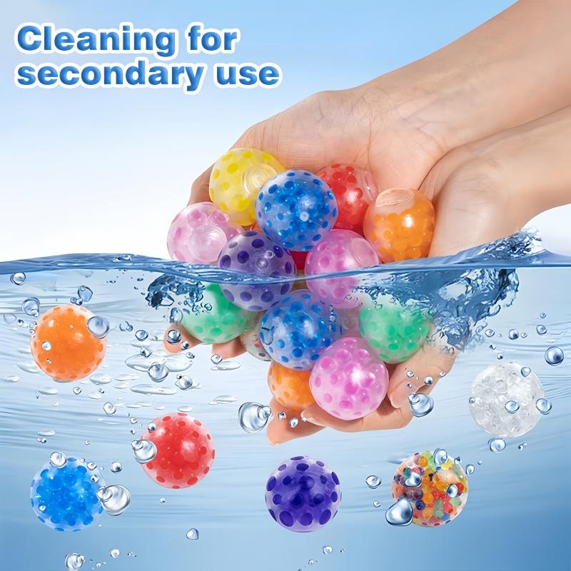 5pcs 3.5cm Soft Rubber Squeeze Ball Grape Ball Stress Relief Sensory Toy for Kids Party Favors Pinata Fillers Christmas Gift