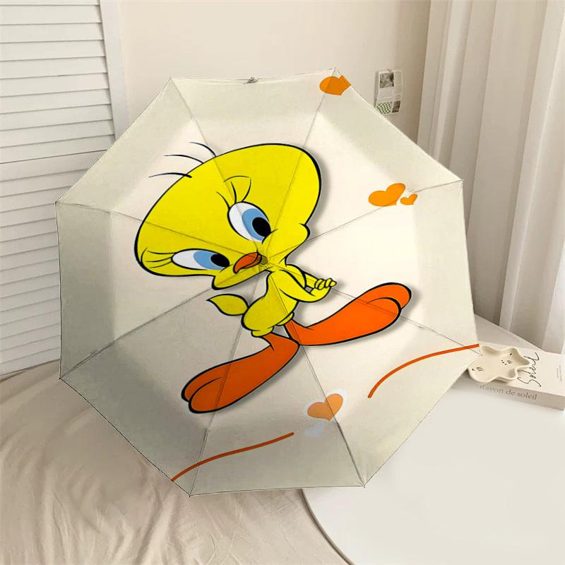

1PC Warner cartoon, love Automatic Open/Close Umbrella with Windproof, 68-Rib Sturdy Canopy, Durable Ribs1285A