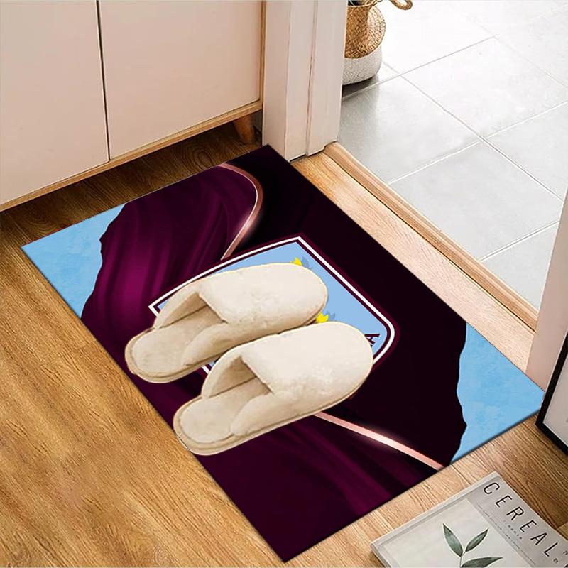 Aston Villa Crest Design Rug Game Carpet, Floor Mat for Bedroom Living Room Entryway Rug, Home Decor Idea Gift for Christmas Birthday