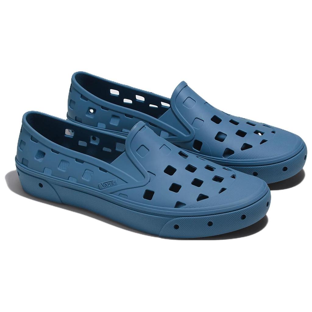 Vans Slip-On Trk Versatile Casual Non-Slip Durable Clogs Unisex Footwear Blue VN0A5HF8ZR8