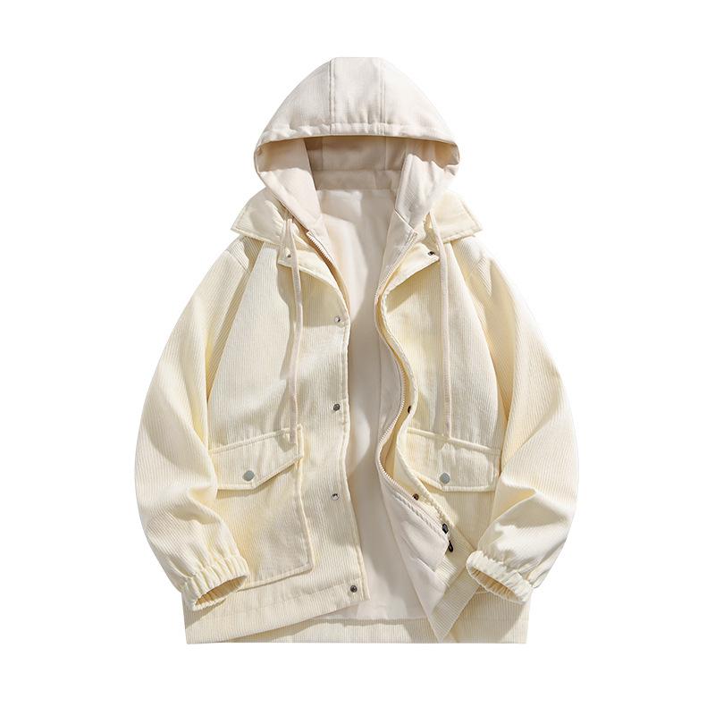 Frühlings- und Herbst Herren Lässige Lockere Kapuzen-Baseballjacke