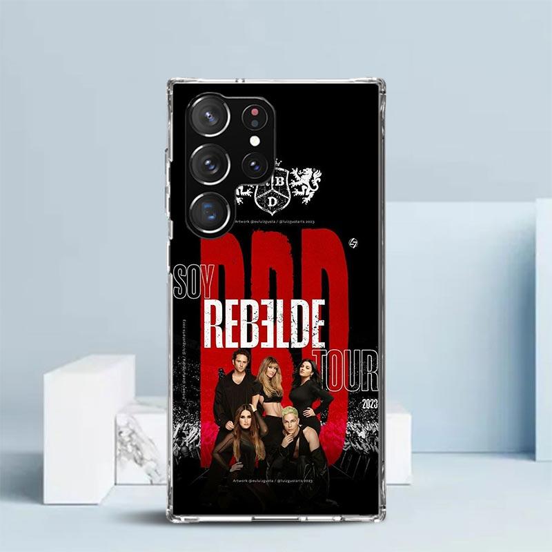 F-Fashion RBD R-Rebelde Soft Cover for Samsung Galaxy S25 Edge S26 S24 S23 Ultra Phone Case S22 S21 Plus S20 FE Print Pattern Sh