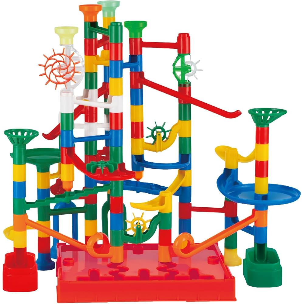Kumon Publishing New Kumon Slope Set with 100 Balls Educational Toy for Creativity and Logical Thinking Ages 3+