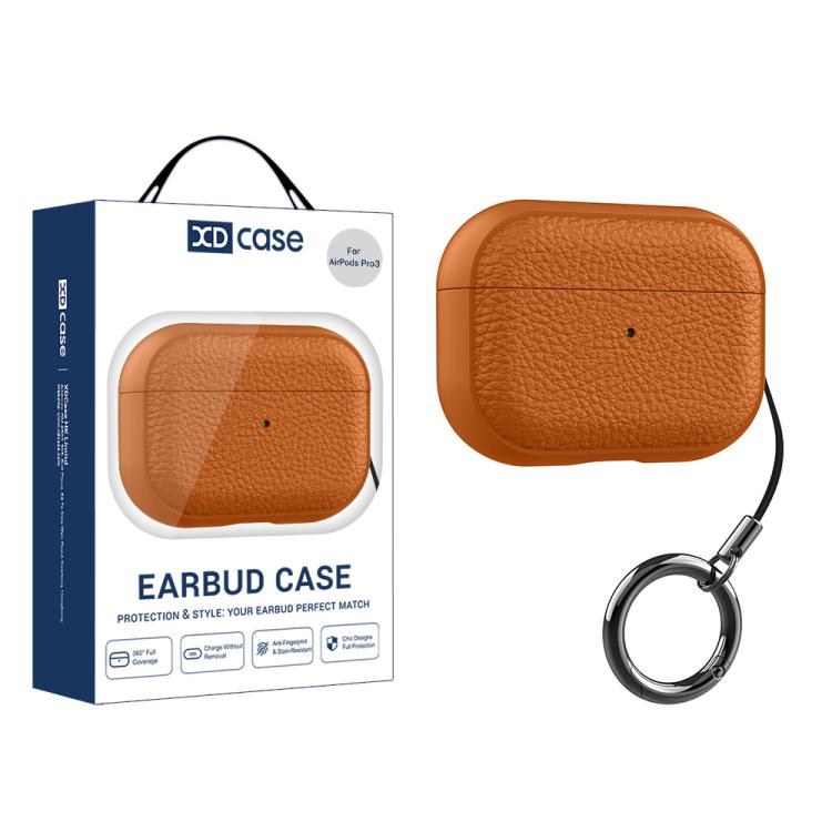 XDcase Lychee Texture TPU Earbuds Case with Buckle