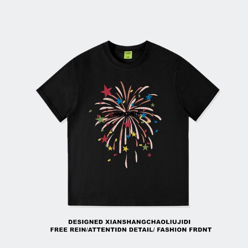 2025 Plus Size Women's American Style Loose Short Sleeve T-Shirt: New Summer Design